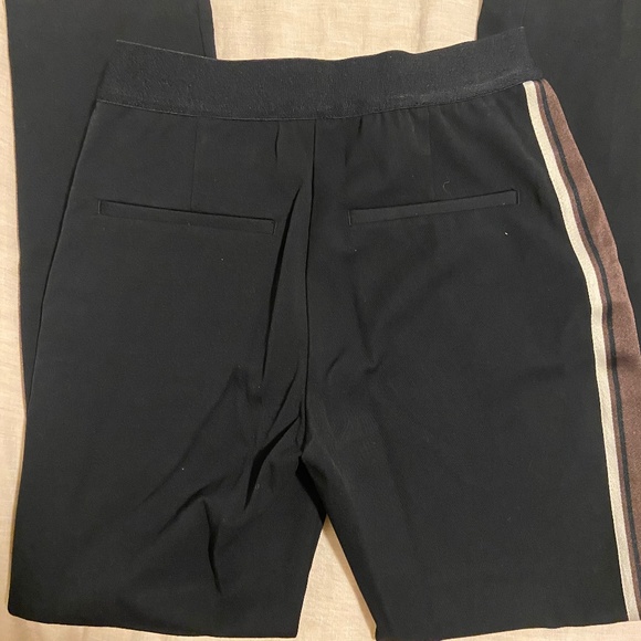 H&M Cigarette Trouser with Brown & White stripe | Size 4 - Picture 1 of 5